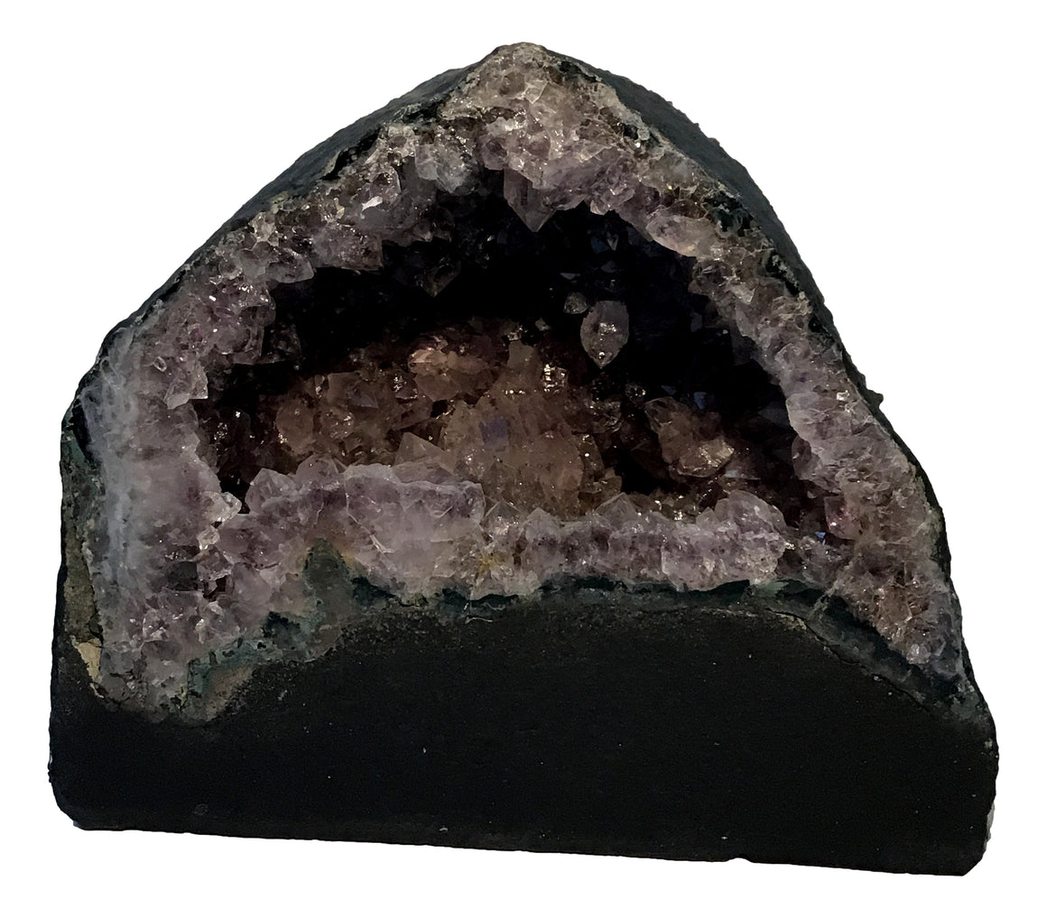 Beautiful Amethyst Geode (14) 7 Inches Tall