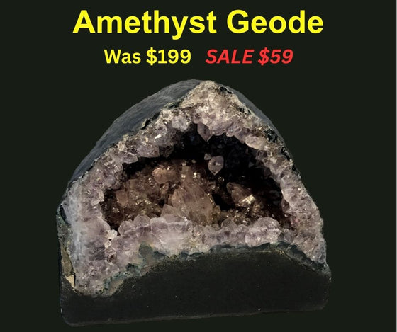 Beautiful Amethyst Geode (AM10) 7 Inches Tall