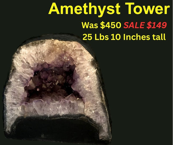 Beautiful Amethyst Geode (AM13) 10-Inches Tall