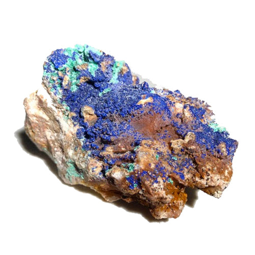 Dazzling Azurite and Malachite Mineral Display Specimens - dinosaursrocksuperstore