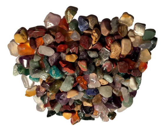 Mini Brazilian Polished Agate Stones - 1/2 pound - Hundreds - dinosaursrocksuperstore