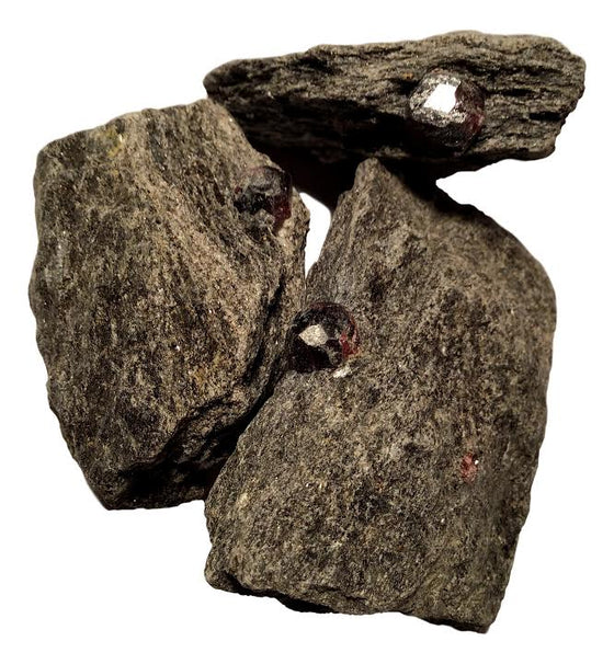 Alaskan Garnet Mineral in Mica Schist - Gift Packaged - 2-2.5" x 1.5-2.5" - dinosaursrocksuperstore