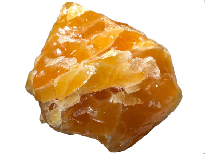 Orange Dyed Calcite Mineral Specimen #3 - 4-5” x 3-4” - dinosaursrocksuperstore