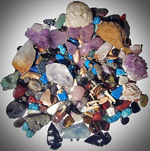 Mineral Collection Activity Kit - 150+ Pieces - with Educational Info and ID Chart - Bonus Geode & Spinosaurus Dino Tooth and much more.... - dinosaursrocksuperstore