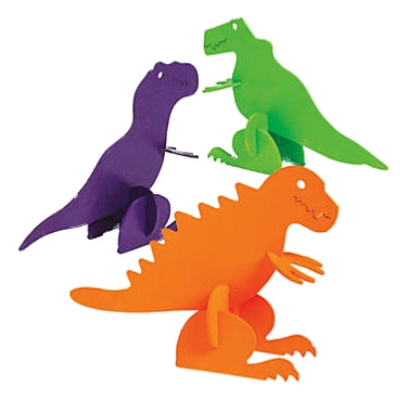 Build Your Own T-Rex Wooden 6" Dinosaurs - Tyrannosaurus Rex Craft Kits - 1 dozen - dinosaursrocksuperstore
