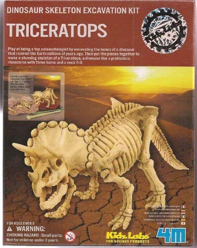 Kidz Lab Triceratops Dig A Dino Excavation Kit - dinosaursrocksuperstore