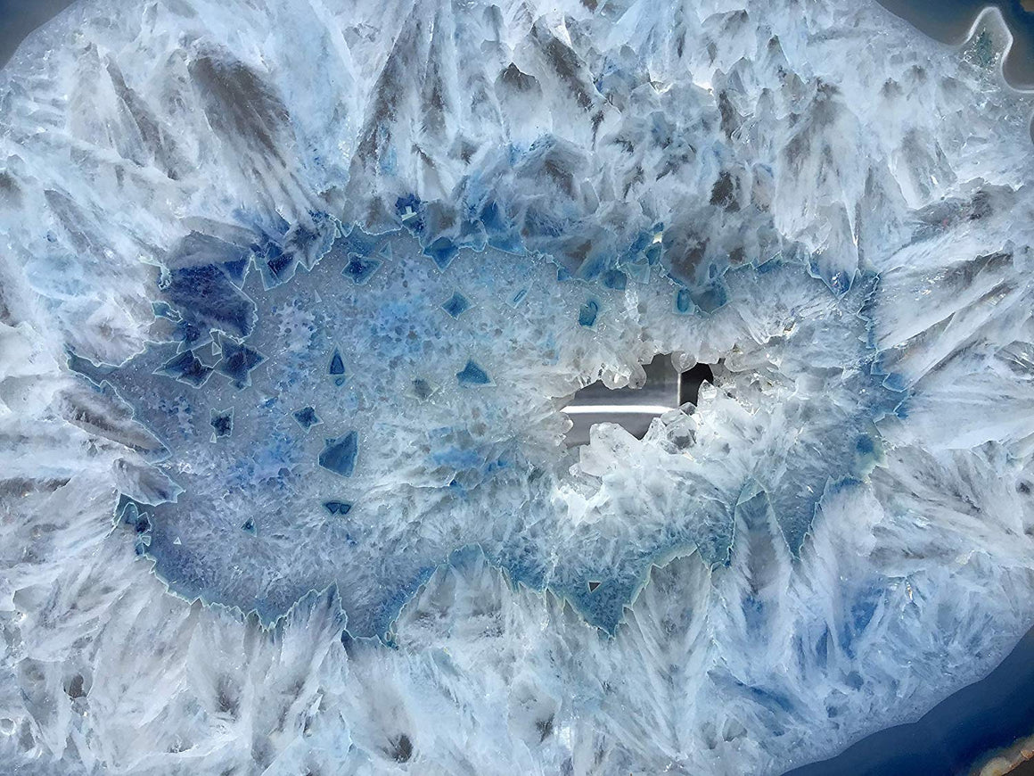 Blue Sliced Agate - dinosaursrocksuperstore