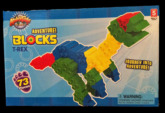 Adventure Planet ADVENTURE BLOCKS T-REX - dinosaursrocksuperstore
