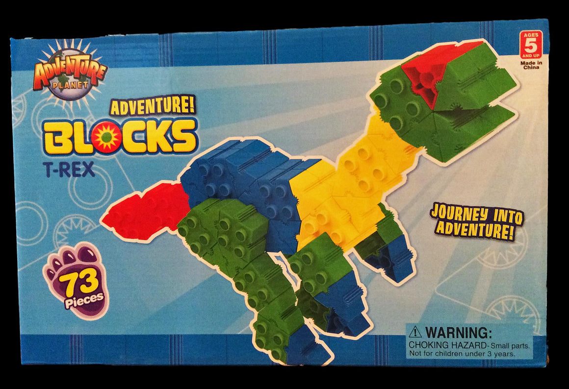 Adventure Planet ADVENTURE BLOCKS T-REX - dinosaursrocksuperstore