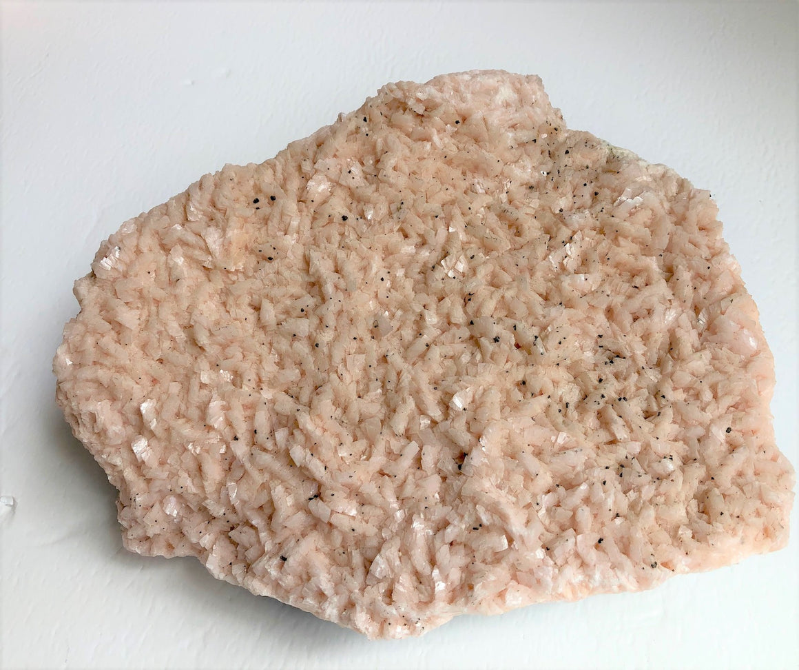 Pink Calcite Crystal Mineral Specimen