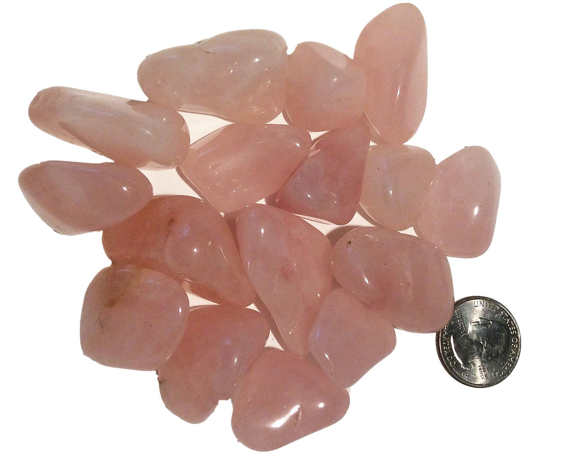 Chakra Healing Stones - ROSE QUARTZ - Free Shipping - dinosaursrocksuperstore