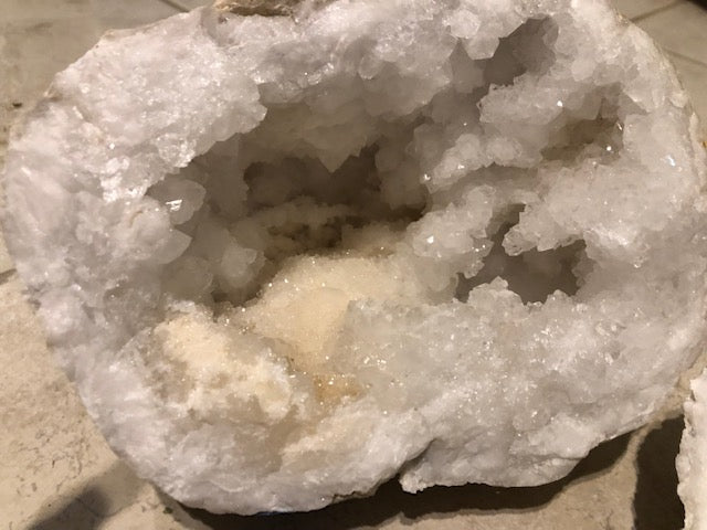 Geode Crystal-Filled Moroccan  - opened 8-12" wide!