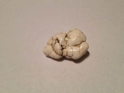 Howlite (Magnesite) Single Stone - dinosaursrocksuperstore