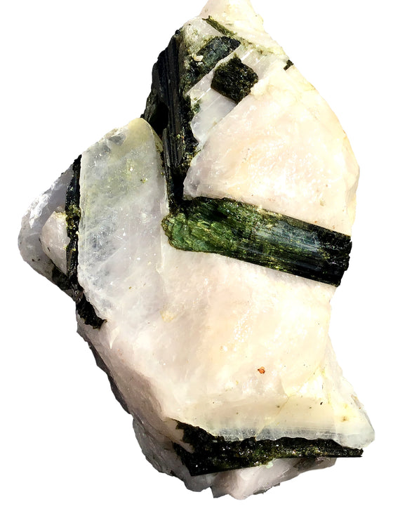 Watermelon Tourmaline Crystal Mineral Display Specimen #17 - 6.5" x 4" x 2.5" - dinosaursrocksuperstore
