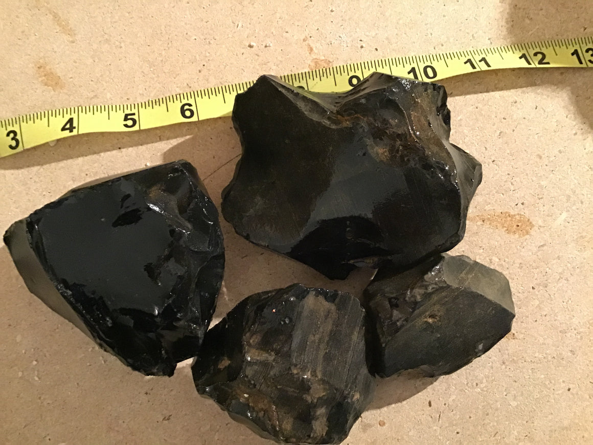 MOVING SALE!  Large OBSIDIAN Specimens - sold in 20PCE Lots for $29 Plus Shipping