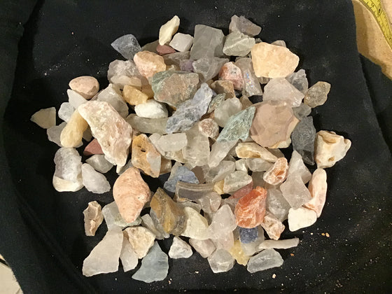 MOVING SALE!  50LBS (17 Stone) Brazilian Tumbling Mix - Over 100 Pcs Per Lb.