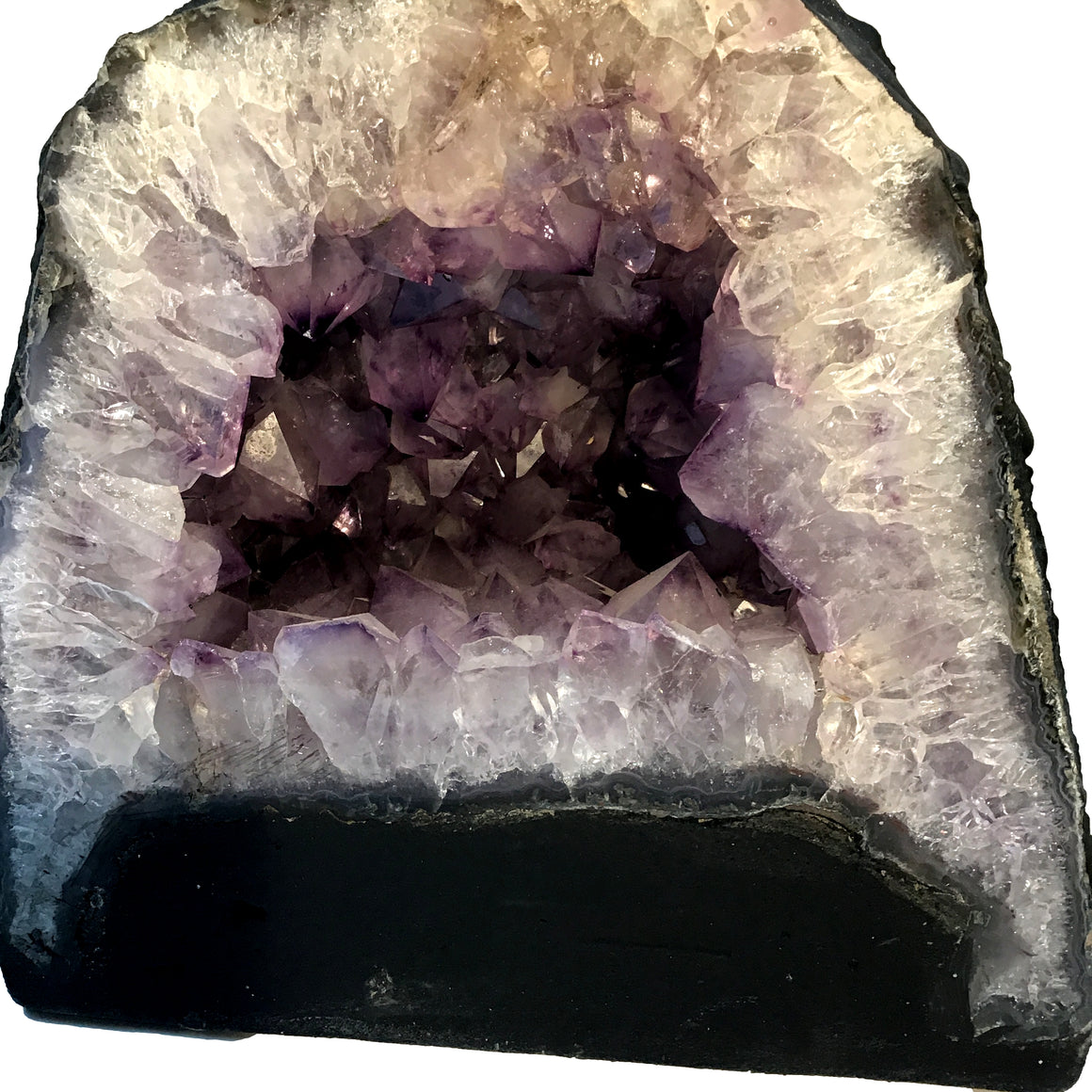 Beautiful Amethyst Geode (13) 10-Inches Tall