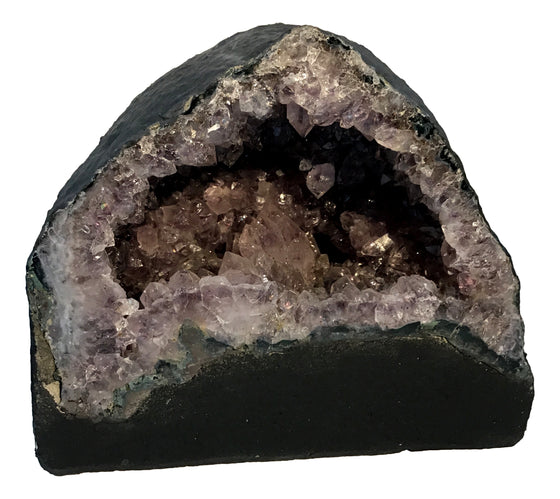 Beautiful Amethyst Geode (14) 7 Inches Tall