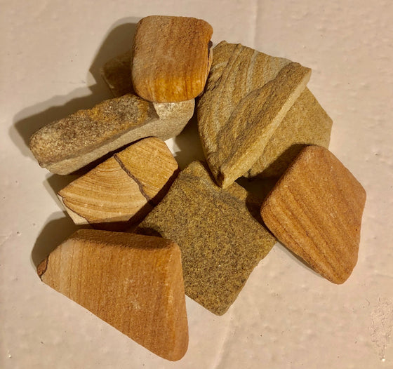 Natural Sandstone - 1 lb - 3"-4" pieces