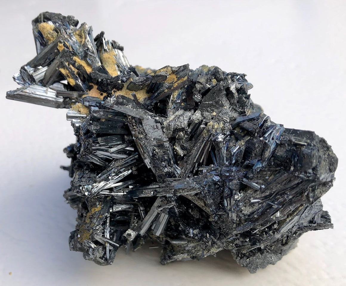 Stibnite Crystal Mineral Display Specmen #6 - 4.5" x 3.5"
