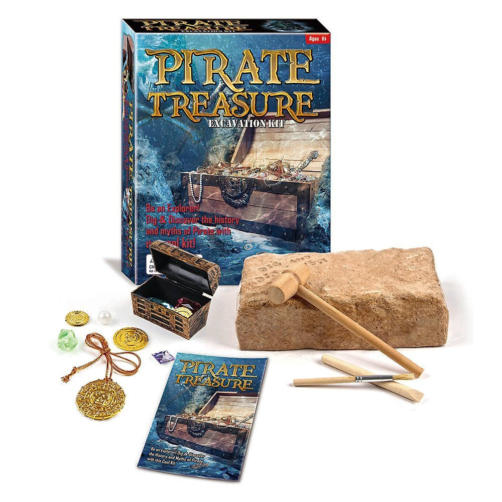 Pirate Treasure Excavation Kit - dinosaursrocksuperstore