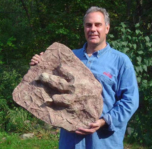 Fossil Replica: "St. George" Dinosaur Footprint - dinosaursrocksuperstore