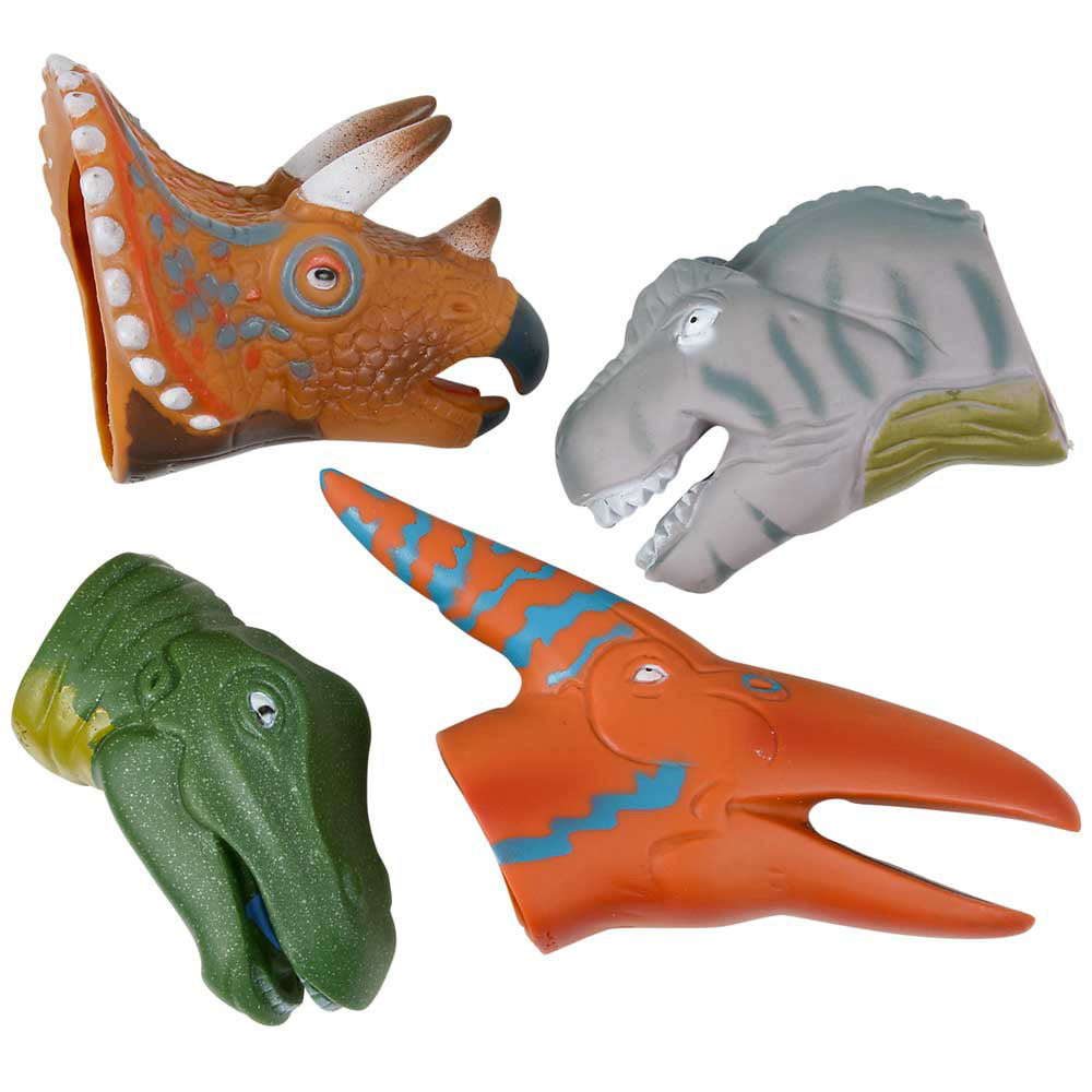 Favor - Dinosaur Finger Puppets  - set of 12 - dinosaursrocksuperstore