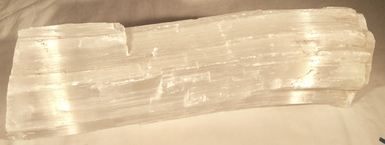 Selenite Crystal Mineral Display Specimen - 17" long - dinosaursrocksuperstore