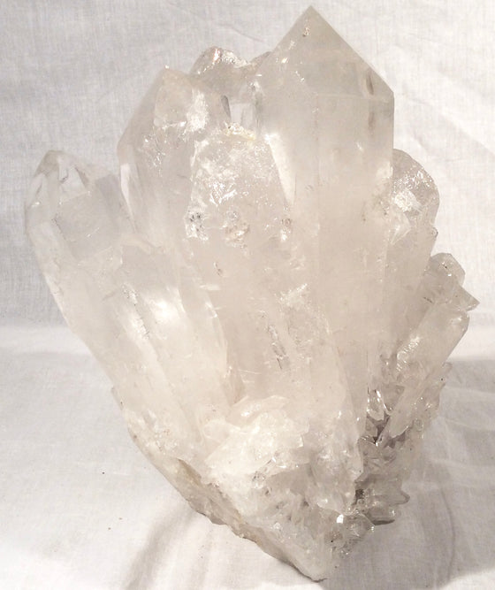 Clear Quartz Crystal Display Specimen - #62 - 8.5" wide - dinosaursrocksuperstore
