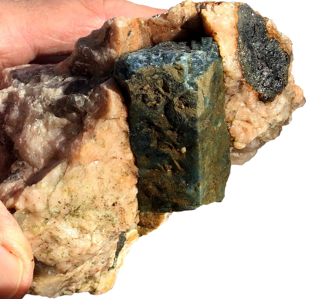 Watermelon Tourmaline Crystal Mineral Display Specimen #8 - 6" x 5" x 3" - dinosaursrocksuperstore